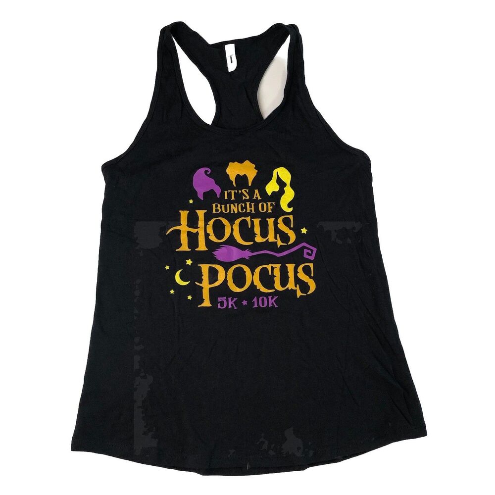 Hocus Pocus "It's a Bunch of Hocus Pocus" 5K 10K Run Graphic Tank XL